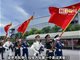 中国最帅天团伴随礼炮声踏正步出场